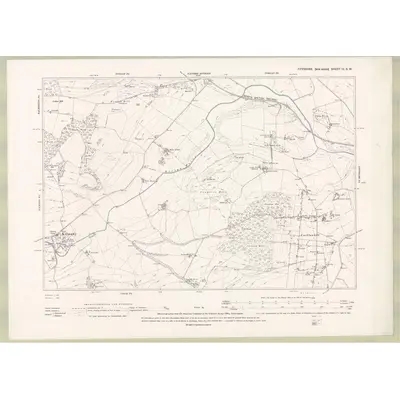 1893 Map of Fife and Kinross Sheet IV.SW, 1896 Print