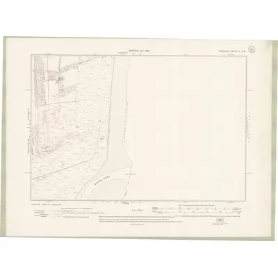 1912 Map of Fife and Kinross Sheet V.SW, 1921 Print