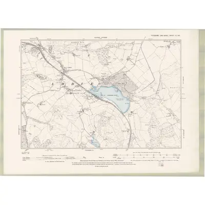 1893 Map of Fife and Kinross Sheet VI.SE, 1895 Print