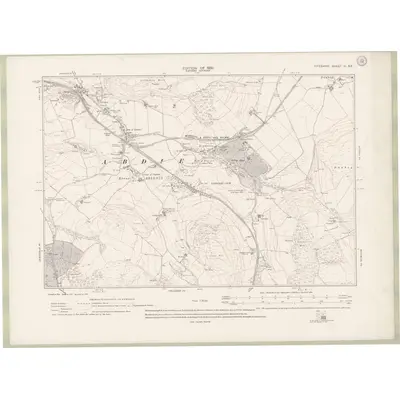 1912 Map of Fife and Kinross Sheet VI.SE, 1920 Print