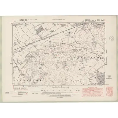 1938 Map of Fife and Kinross Sheet VI.SW, 1948 Print
