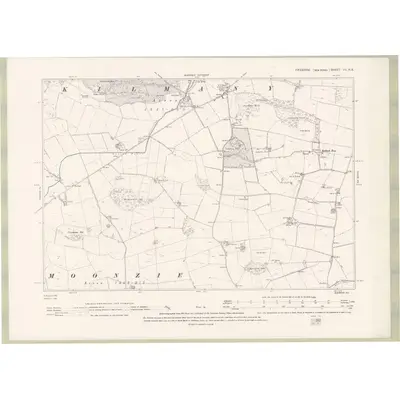 1893 Map of Fife and Kinross Sheet VII.NE, 1896 Print