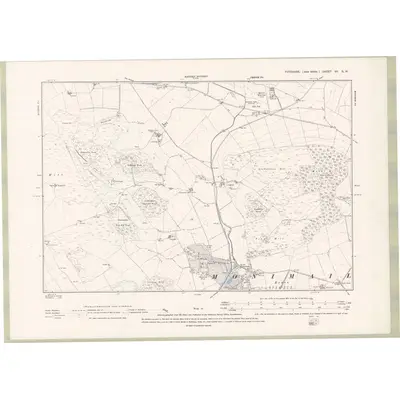 1894 Map of Fife and Kinross Sheet VII.SW, 1896 Print