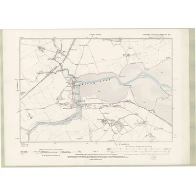 1893 Map of Fife and Kinross Sheet VIII.NE, 1896 Print