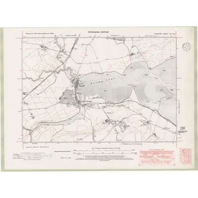 1938 Map of Fife and Kinross Sheet VIII.NE