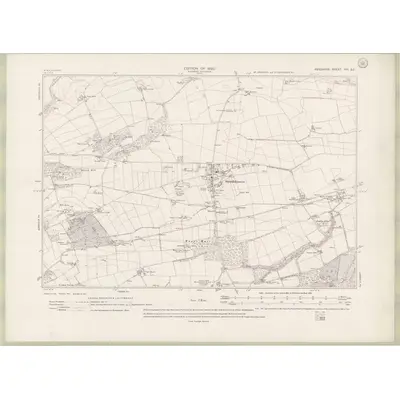 1912 Map of Fife and Kinross Sheet VIII.SE, 1920 Print