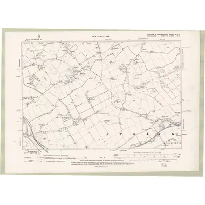 1894 Map of Fife and Kinross Sheet XI.SE, 1896 Print
