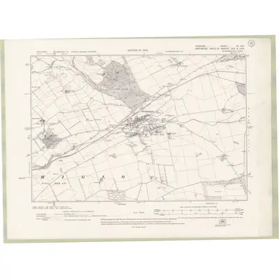 1913 Map of Fife and Kinross Sheet XII.SW, 1920 Print