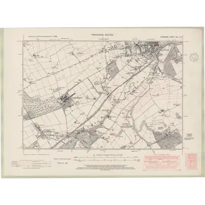 1938 Map of Fife and Kinross Sheet XIII.NE, 1948 Print