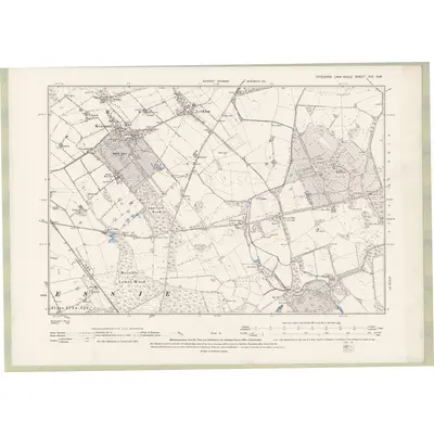 1894 Map of Fife and Kinross Sheet XIII.NW, 1896 Print