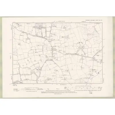 1893 Map of Fife and Kinross Sheet XIV.SE, 1896 Print