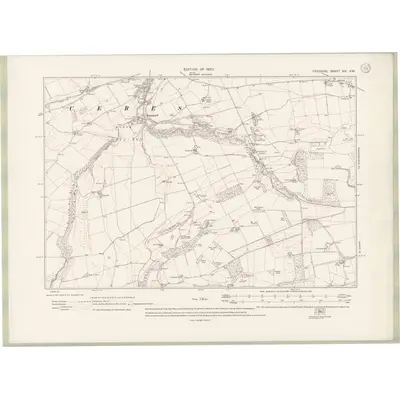 1912 Map of Fife and Kinross Sheet XIV.SW, 1920 Print