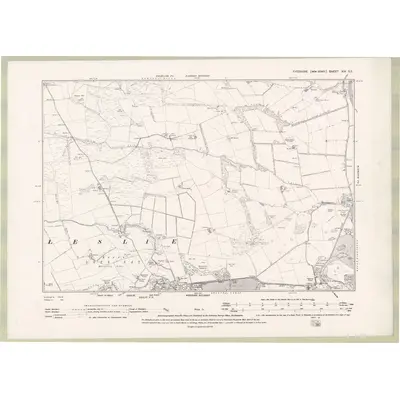 1894 Map of Fife and Kinross Sheet XIX.SE, 1896 Print