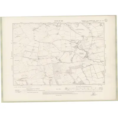 1912 Map of Fife and Kinross Sheet XIX.SW, 1920 Print
