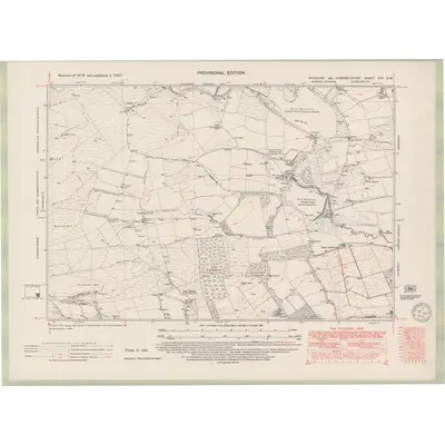 1947 Map of Fife and Kinross Sheet XIX.SW, 1949 Print