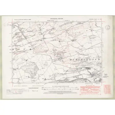 1938 Map of Fife and Kinross Sheet XL.NW
