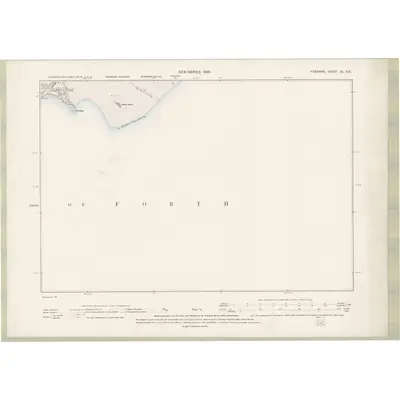 1894 Map of Fife and Kinross Sheet XL.SE, 1896 Print