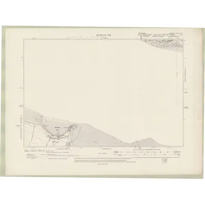 1913 Map of Fife and Kinross Sheet XLII.NE, 1919 Print
