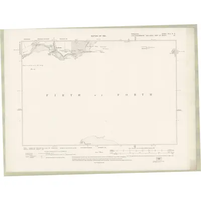 1913 Map of Fife and Kinross Sheet XLIII.NE, 1921 Print