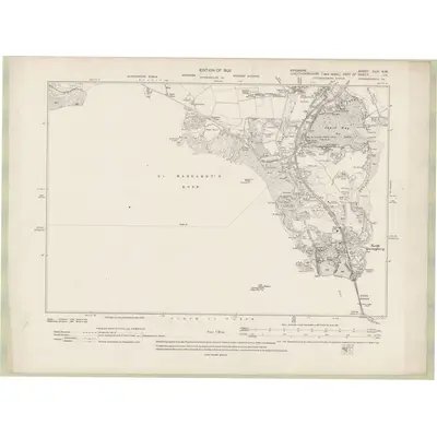 1913 Map of Fife and Kinross Sheet XLIII.NW, 1920 Print