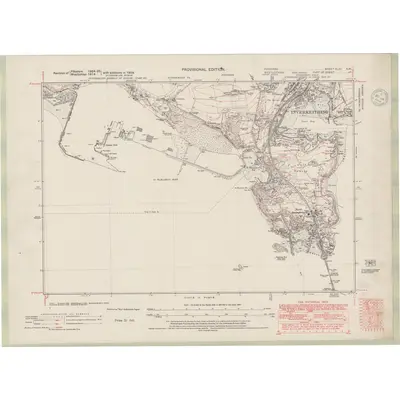 1938 Map of Fife and Kinross Sheet XLIII.NW, 1948 Print