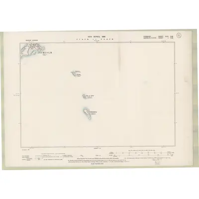 1894 Map of Fife and Kinross Sheet XLIV.NW, 1896 Print