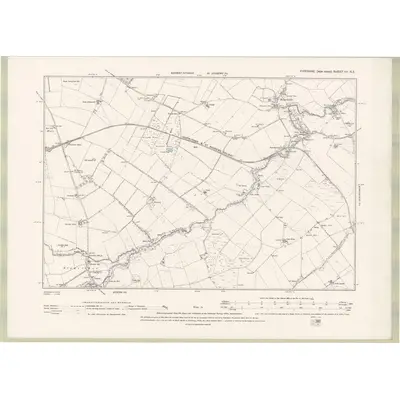 1894 Map of Fife and Kinross Sheet XV.NE, 1896 Print