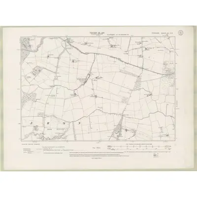 1912 Map of Fife and Kinross Sheet XV.NW, 1919 Print