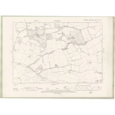 1893 Map of Fife and Kinross Sheet XV.SW, 1896 Print
