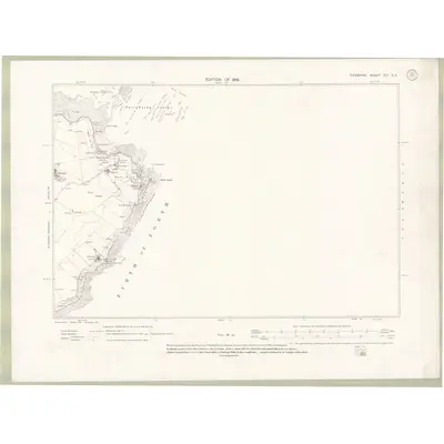 1912 Map of Fife and Kinross Sheet XVI.SE, 1919 Print