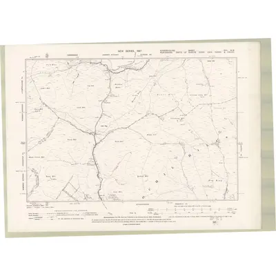 1895 Map of Fife and Kinross Sheet XVII.NW, 1897 Print