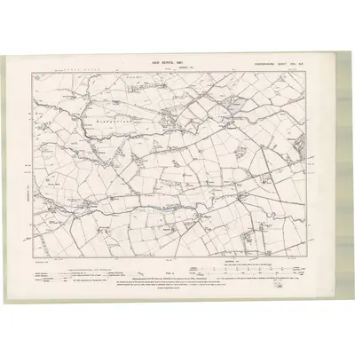 1894 Map of Fife and Kinross Sheet XVII.SE, 1897 Print