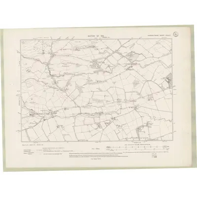 1913 Map of Fife and Kinross Sheet XVII.SE, 1919 Print