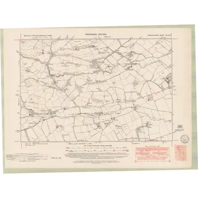 1946 Map of Fife and Kinross Sheet XVII.SE, 1951 Print