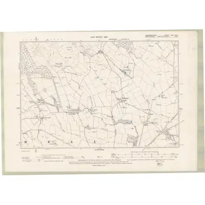1895 Map of Fife and Kinross Sheet XVIII.NW, 1896 Print