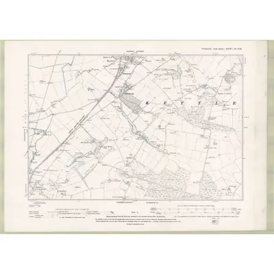 1894 Map of Fife and Kinross Sheet XX.NW, 1896 Print