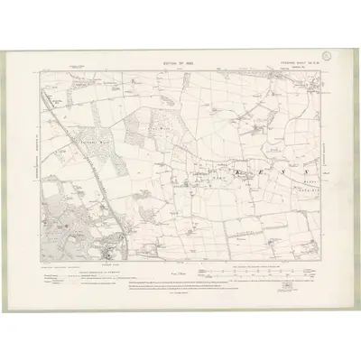 1912 Map of Fife and Kinross Sheet XX.SW, 1920 Print