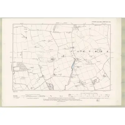 1893 Map of Fife and Kinross Sheet XXII.NW, 1896 Print
