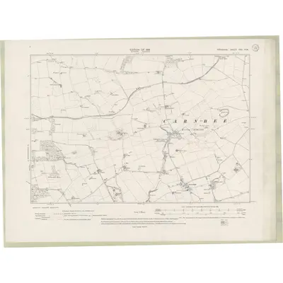 1912 Map of Fife and Kinross Sheet XXII.NW, 1919 Print
