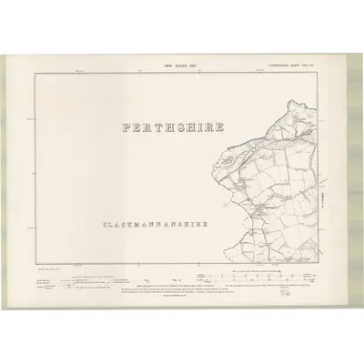 1895 Map of Fife and Kinross Sheet XXIV.SE, 1897 Print