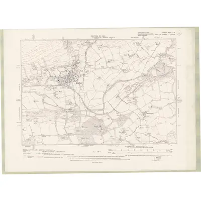 1913 Map of Fife and Kinross Sheet XXIV.SE, 1921 Print