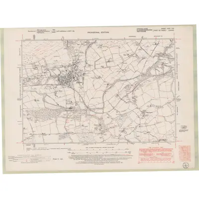 1948 Map of Fife and Kinross Sheet XXIV.SE, 1950 Print