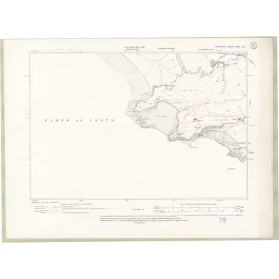 1912 Map of Fife and Kinross Sheet XXIX.NE, 1919 Print