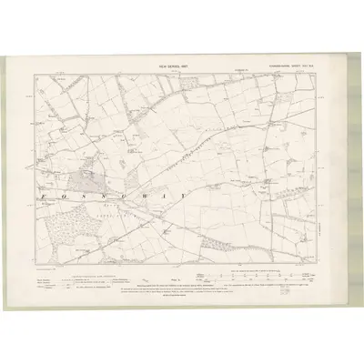 1894 Map of Fife and Kinross Sheet XXV.NE, 1897 Print