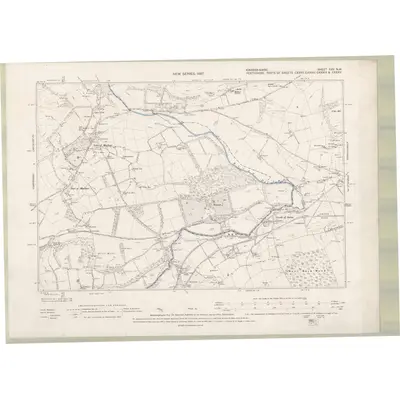 1894 Map of Fife and Kinross Sheet XXV.NW, 1897 Print