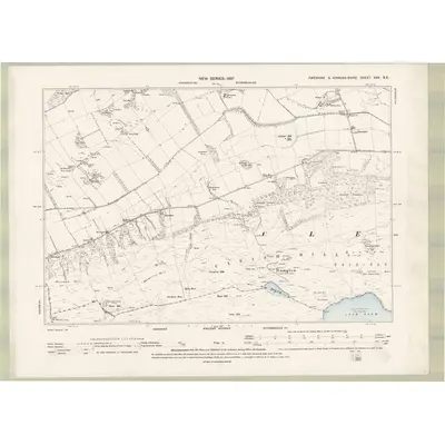 1894 Map of Fife and Kinross Sheet XXV.SE, 1897 Print