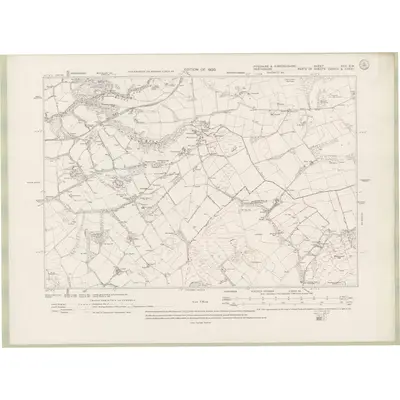 1913 Map of Fife and Kinross Sheet XXV.SW, 1920 Print