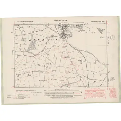 1938 Map of Fife and Kinross Sheet XXVI.NW