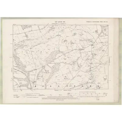 1894 Map of Fife and Kinross Sheet XXVI.SE, 1896 Print