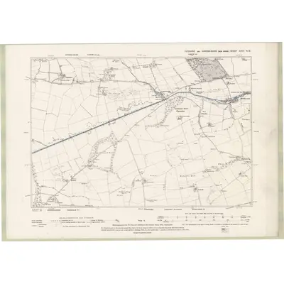 1894 Map of Fife and Kinross Sheet XXVII.NW, 1896 Print